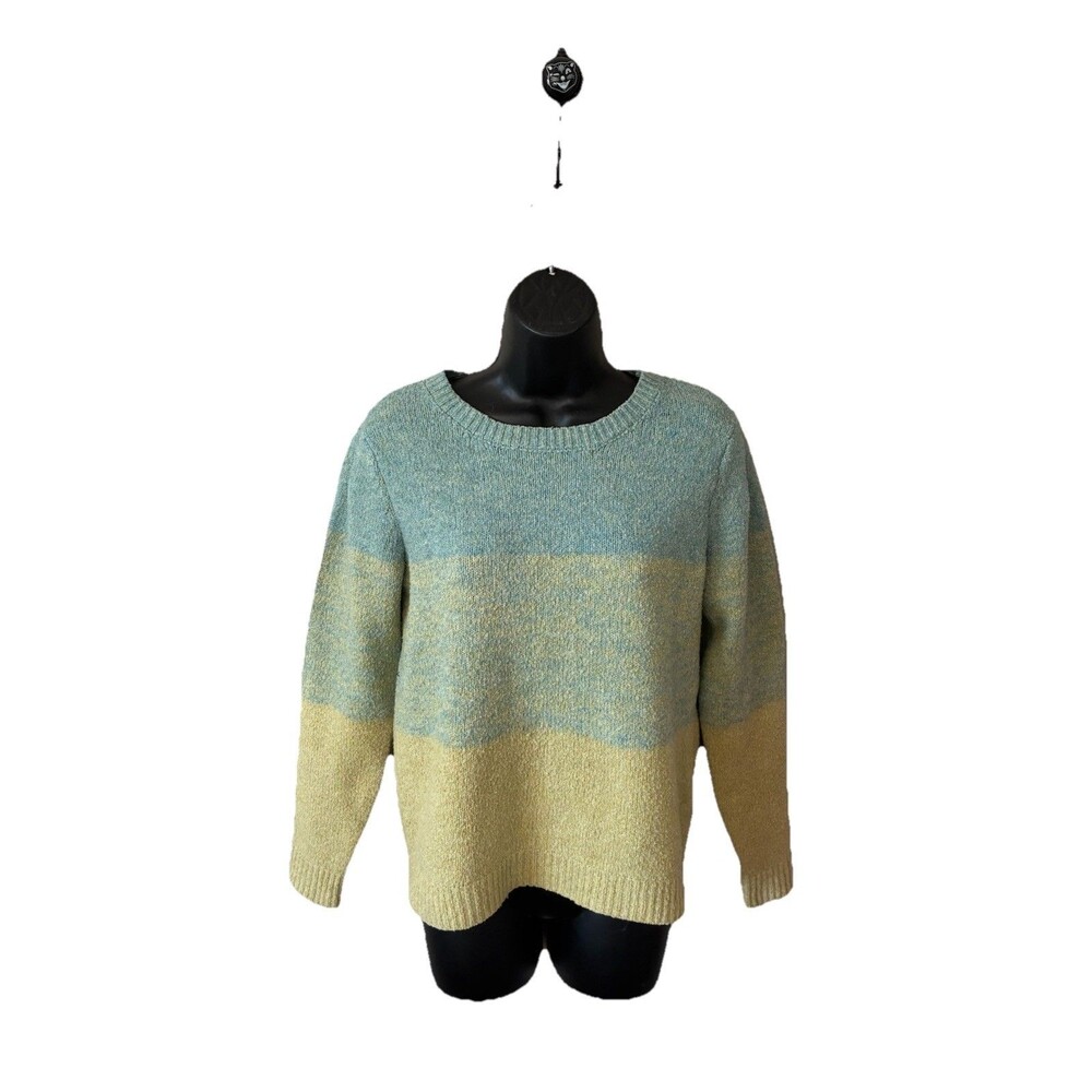 Cupcakes and Cashmere By Anthropologie Blue And Yellow Sweater Size XS